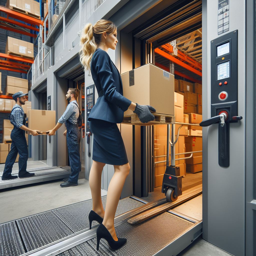 Freight Elevators Pros and Cons: Specifically designed for the transportation of goods and heavy items within a building.